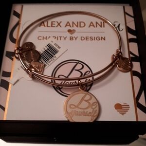 Alex and Ani Be Yourself Rose Gold Bracelet